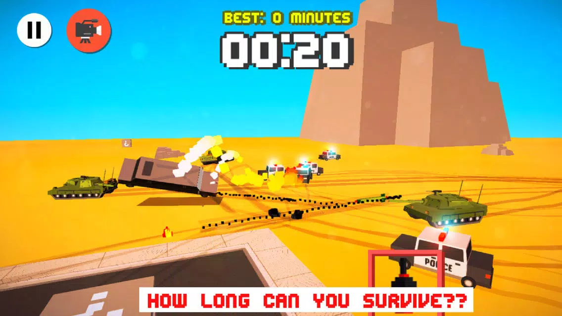 Smashy Dash PRO - Wanted Road Rage Ekran Görüntüleri