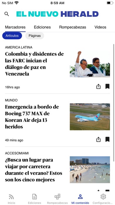 El Nuevo Herald Screenshots