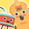 Guitar & Drum: Rainbow Band