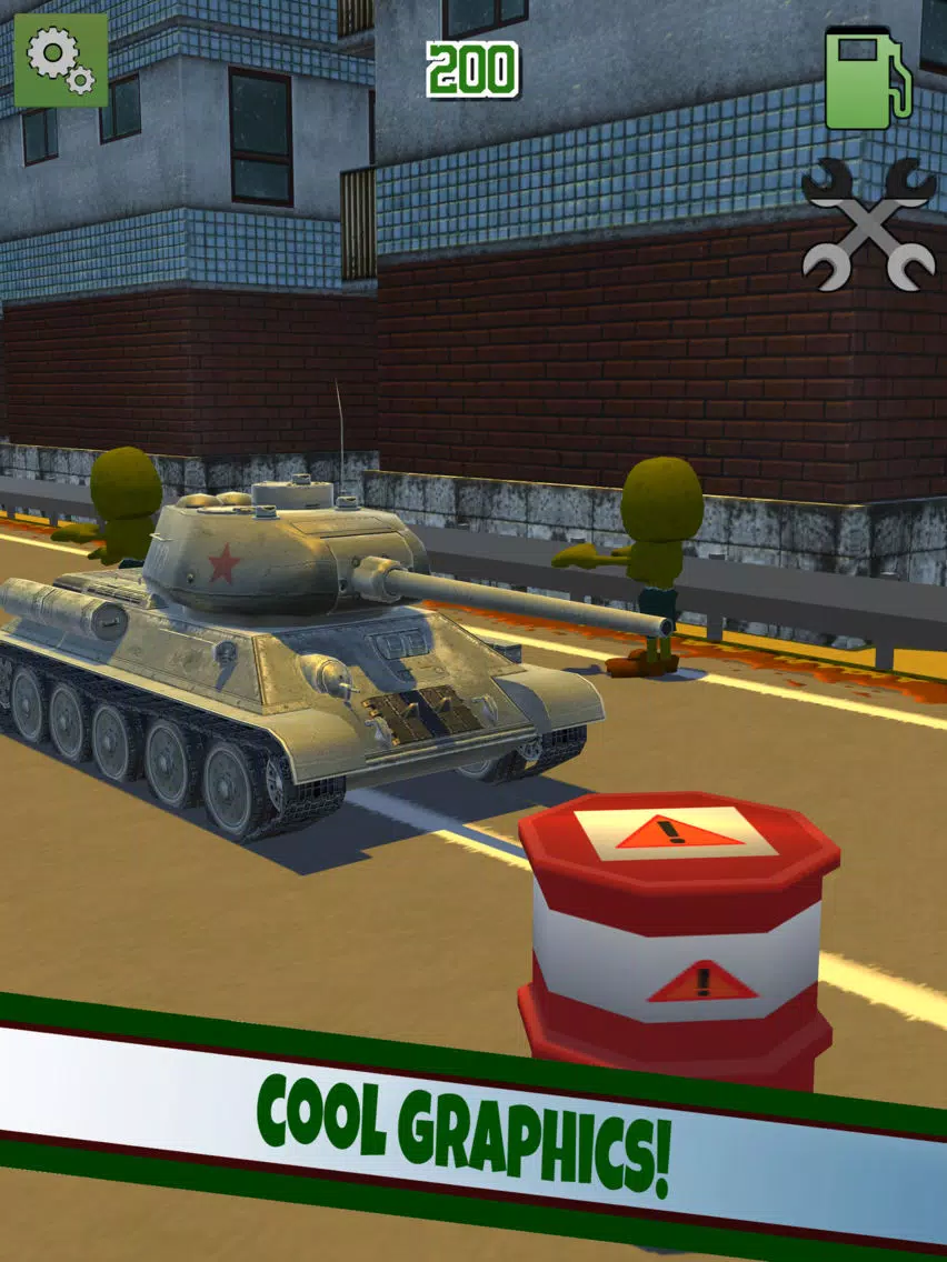 Steel Tanks vs Zombie: The Iron War iPad  Ekran Görüntüleri