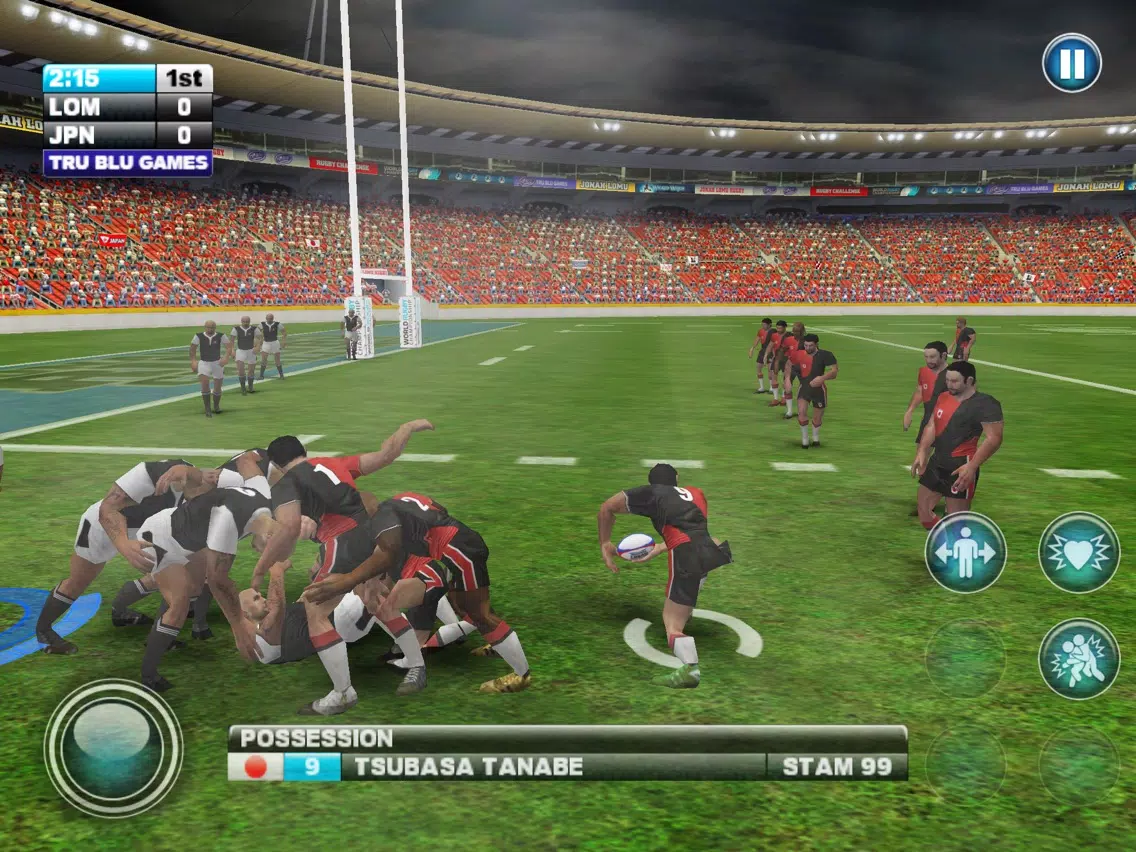 Tangkapan skrin Jonah Lomu Rugby Challenge: Gold Edition iPad 