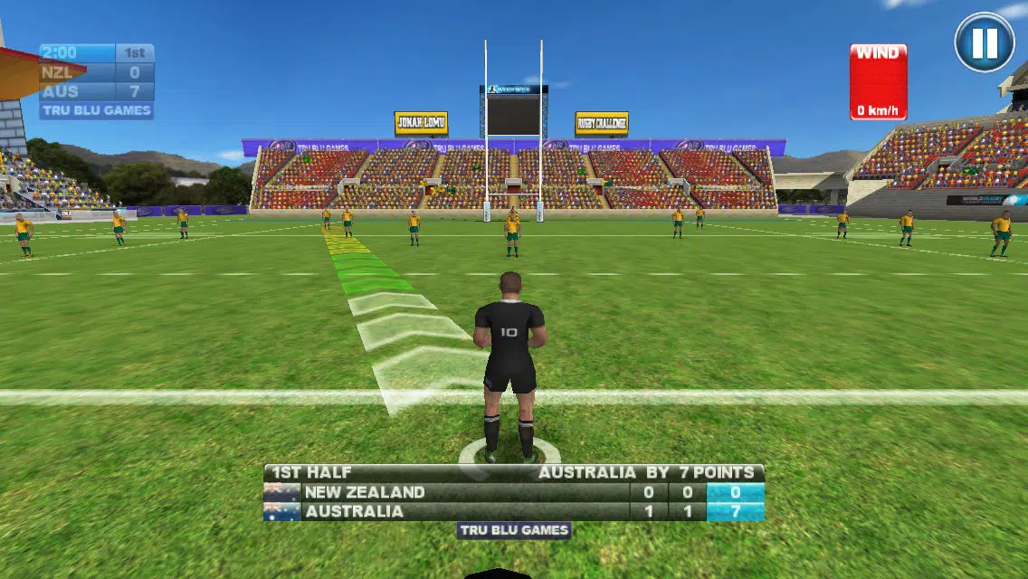Tangkapan skrin Jonah Lomu Rugby Challenge: Gold Edition