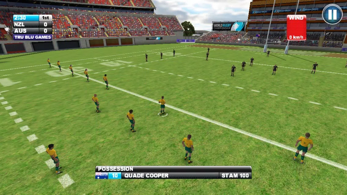 Tangkapan skrin Jonah Lomu Rugby Challenge: Gold Edition