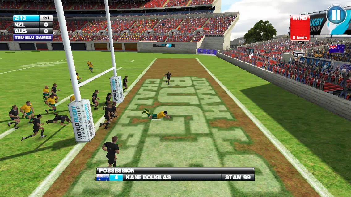 Tangkapan skrin Jonah Lomu Rugby Challenge: Gold Edition