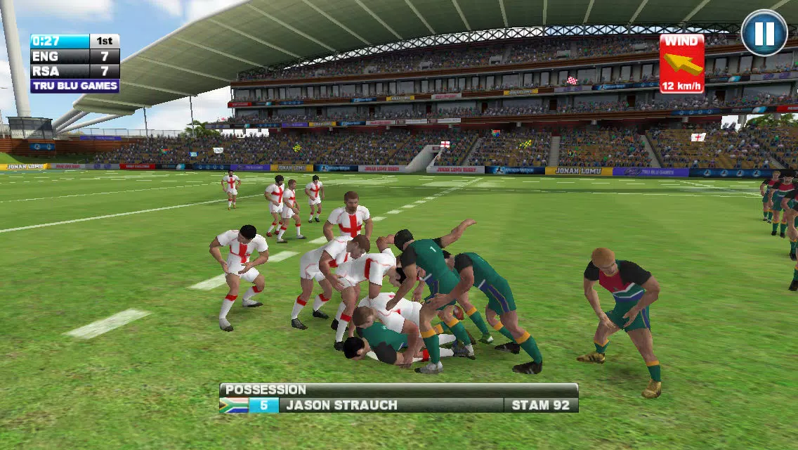 Tangkapan skrin Jonah Lomu Rugby Challenge: Gold Edition