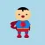 Cartoon Hero Stickers - Good and Evil