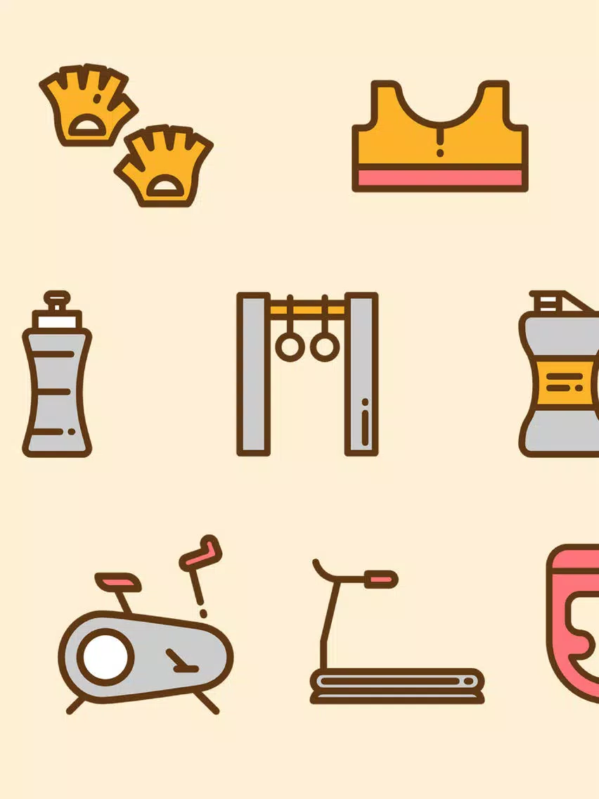 Fitness Stickers - Healthy body and happy mind iPad Screenshots