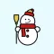 Winter Stickers - Snow and hot cocoa