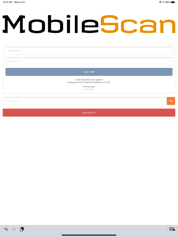 Smart Materials MobileScan50 iPad Screenshots