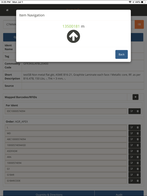 Smart Materials MobileScan50 iPad Screenshots