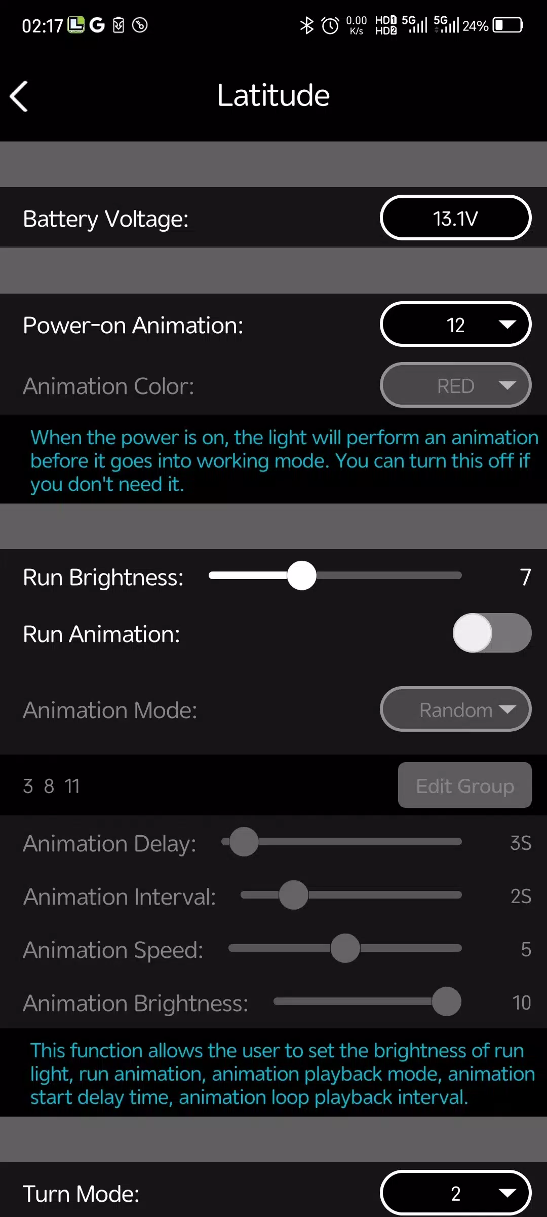 Tangkapan layar LightStrike