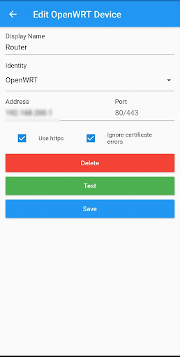 OpenWrt Manager Screenshots
