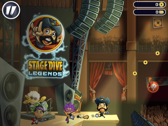 ภาพหน้าจอของ Stage Dive Legends iPad 