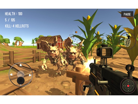 Monster Hunting City Shooting iPad  Screenshots