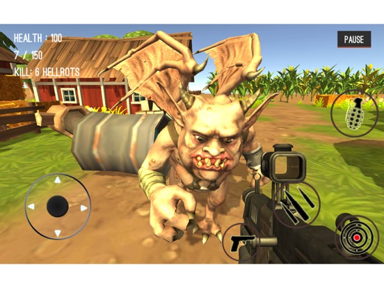 Monster Hunting City Shooting iPad  Screenshots