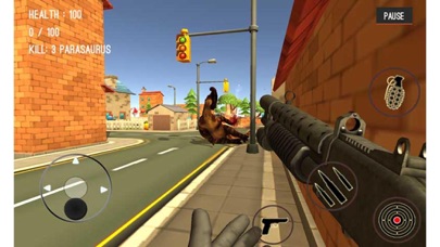 Tangkapan skrin Dinosaur Hunter Dino City 2017
