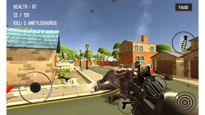 Tangkapan skrin Dinosaur Hunter Dino City 2017