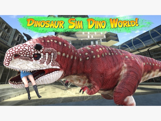 Скриншоты Dinosaur Sim Dino World iPad 
