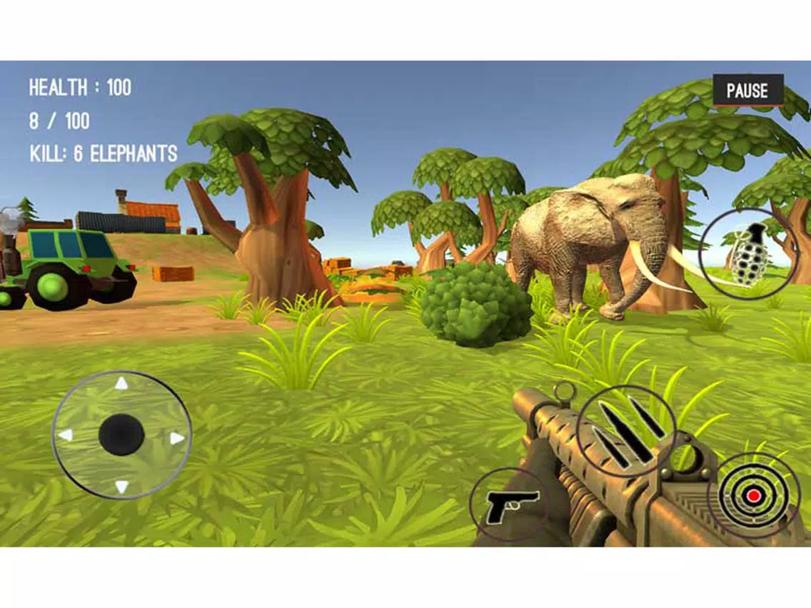 Скриншоты Wild Zoo Animals Hunting City iPad 