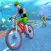 Underwater Fast Bicycle Stunt