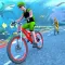 Underwater Fast Bicycle Stunt