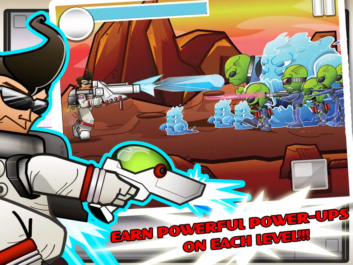 Action Adventure Hero vs Alien Space Shooter Free War Games HD iPad  スクリーンショット