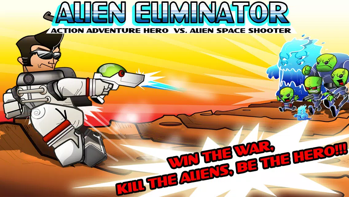 Action Adventure Hero vs Alien Space Shooter Free War Games HD スクリーンショット