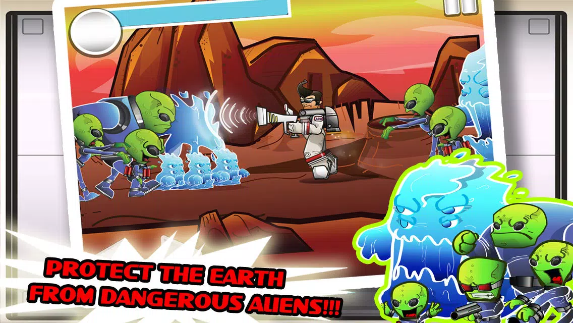 Action Adventure Hero vs Alien Space Shooter Free War Games HD スクリーンショット