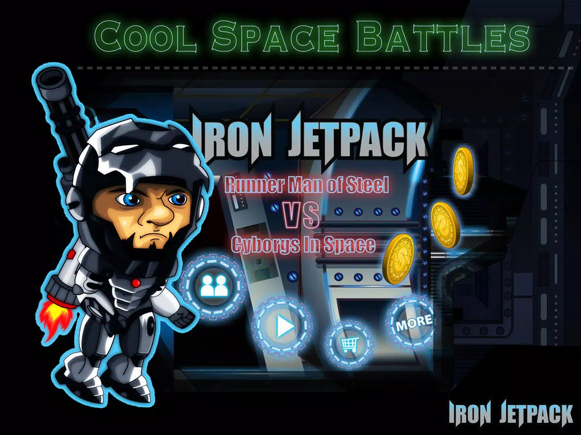 Flappy Iron Jetpack Bird Man VS Cyborgs Of Steel Free iPad Screenshots