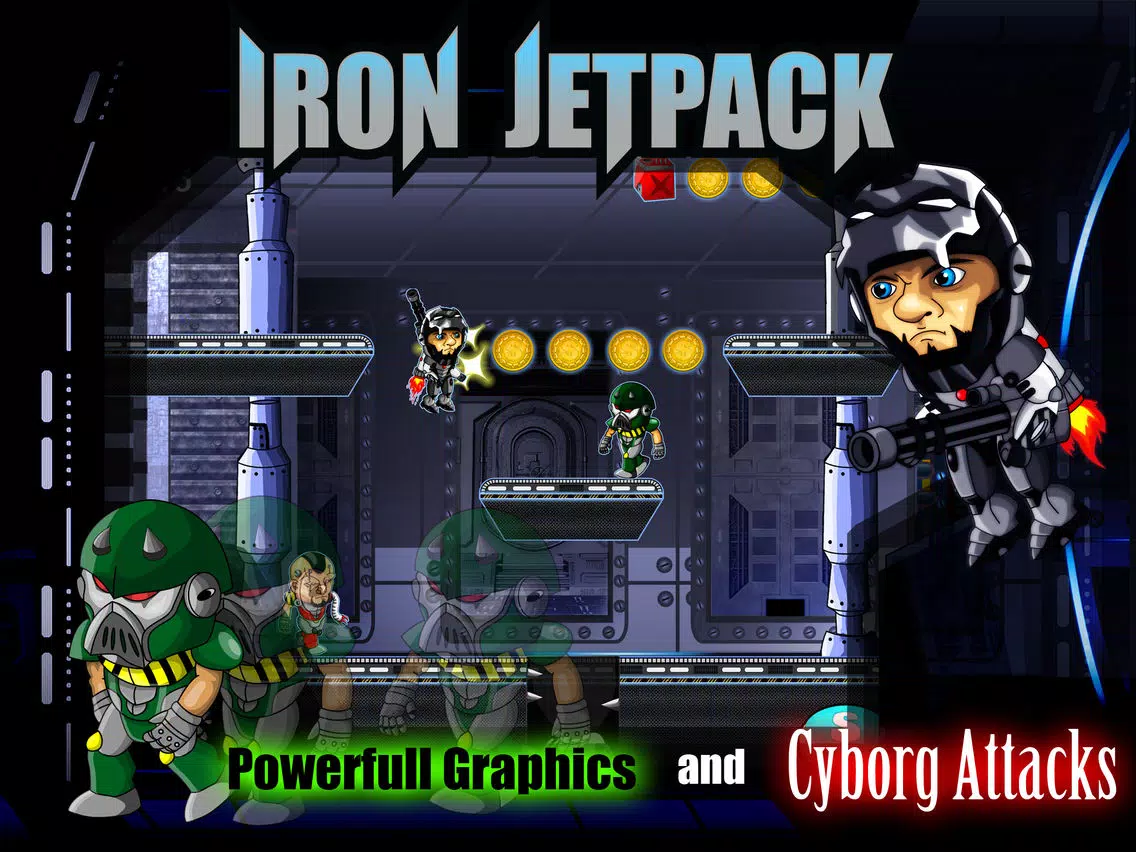 Flappy Iron Jetpack Bird Man VS Cyborgs Of Steel Free iPad Screenshots