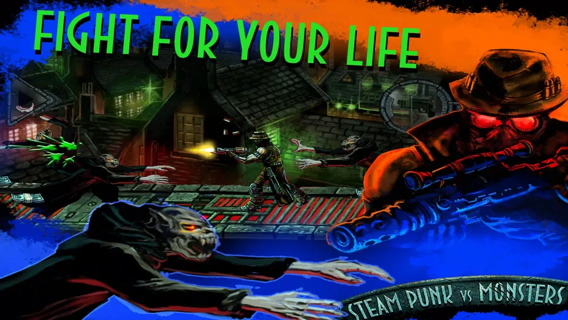 A Steam Punk Action Hero VS Monster Mayem Adventure Free Battle War Games Screenshots