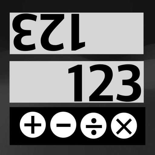 Calculator with reverse screen