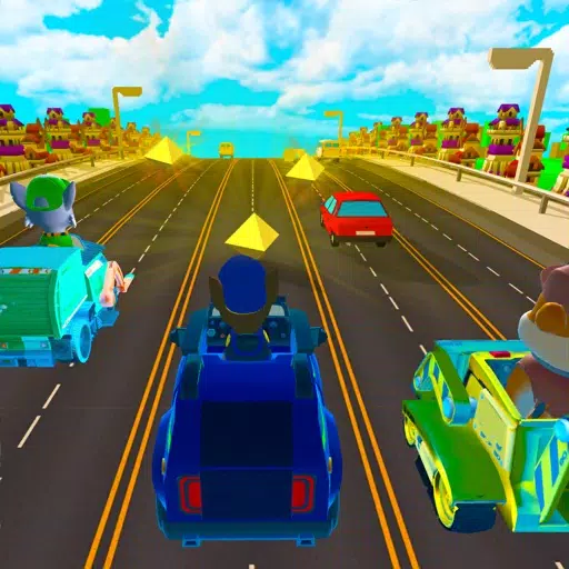 Paw Truck Racing - Puppy Cars Paw Truck Racing - Puppy Cars