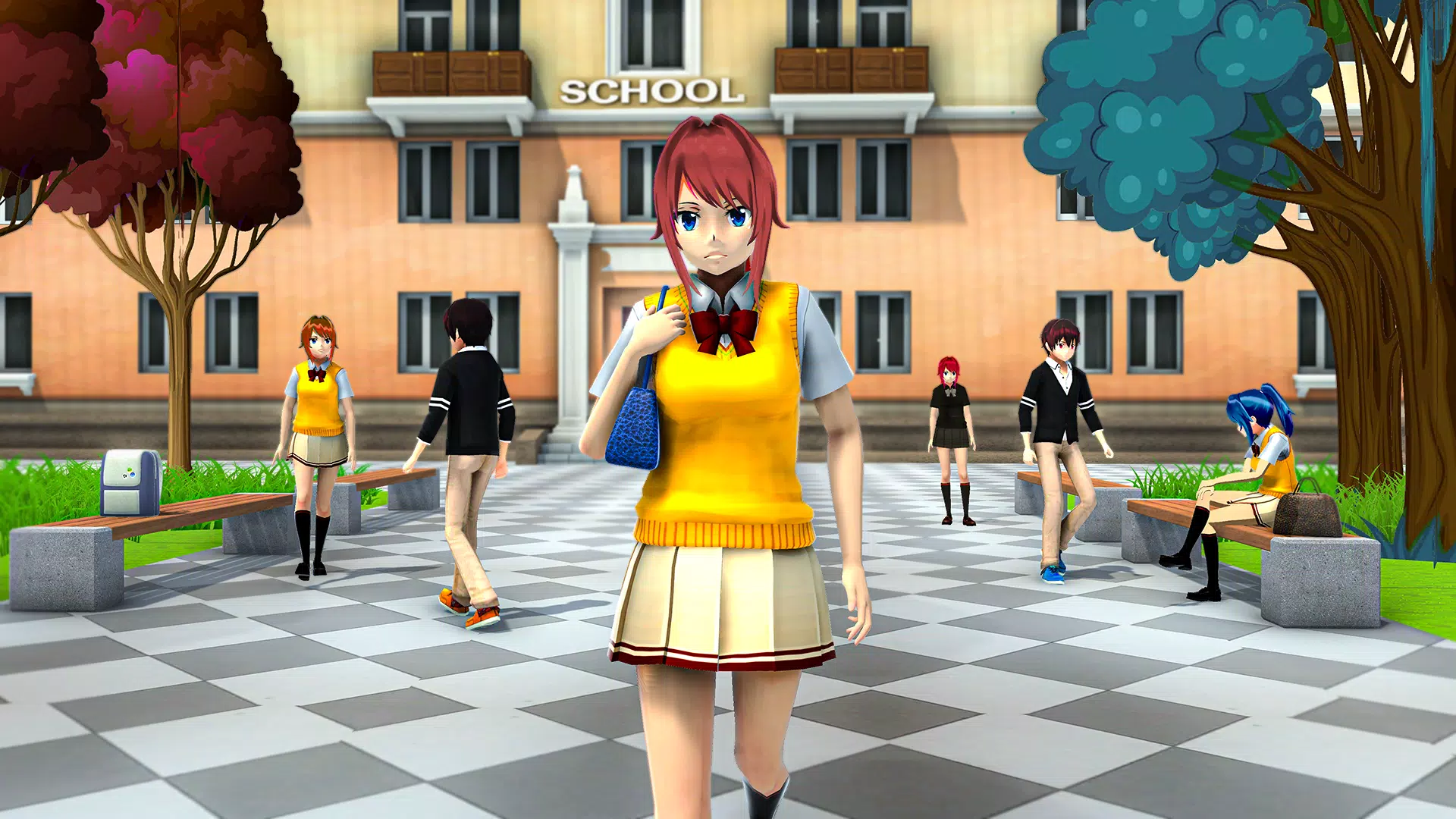 High School Girl Anime Games Screenshots