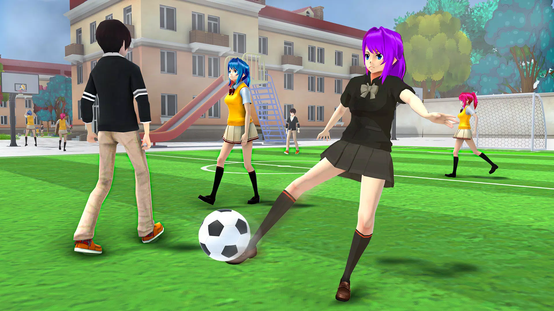 High School Girl Anime Games Screenshots