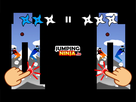 تصاویر Jumping Ninja Party 2 Player iPad 
