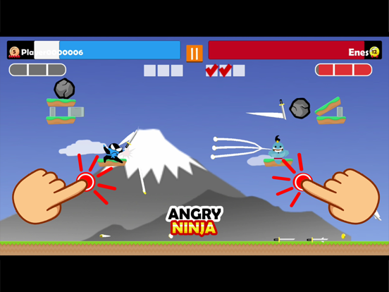 تصاویر Jumping Ninja Party 2 Player iPad 