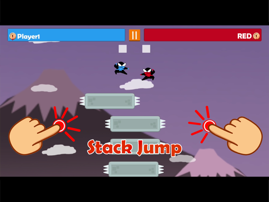 تصاویر Jumping Ninja Party 2 Player iPad 
