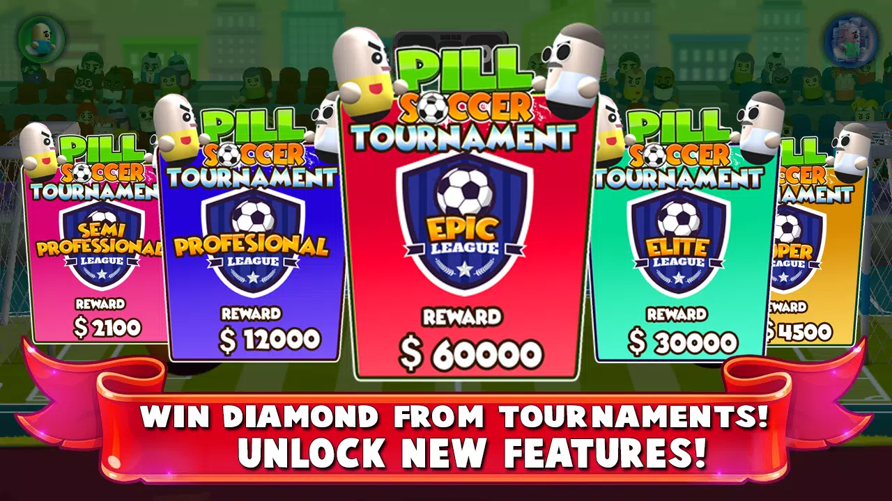 2 Player Head Soccer Game Screenshots