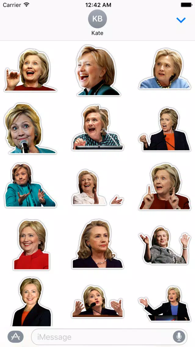 HILLARY CLINTON STICKERS - USA ELECTION SUPPORT Screenshots