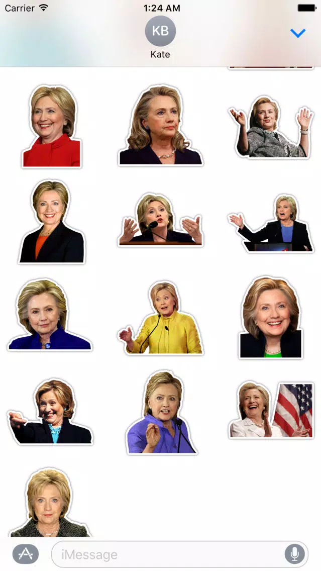 HILLARY CLINTON STICKERS - USA ELECTION SUPPORT Screenshots