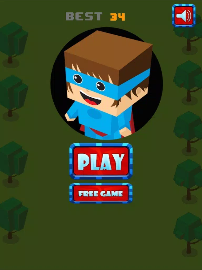 A Blockhead Superhero Villain Army FREE - Extreme Shooting War iPad Screenshots