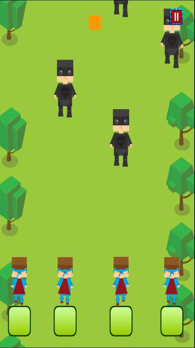 A Blockhead Superhero Villain Army FREE - Extreme Shooting War Screenshots