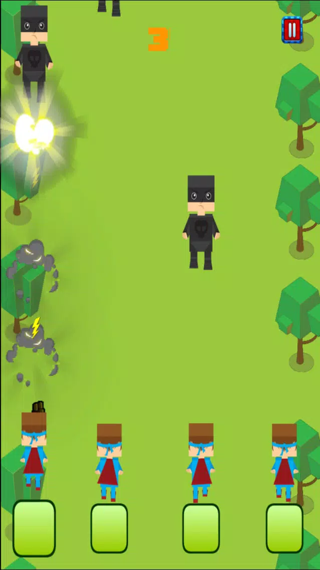 A Blockhead Superhero Villain Army FREE - Extreme Shooting War Screenshots