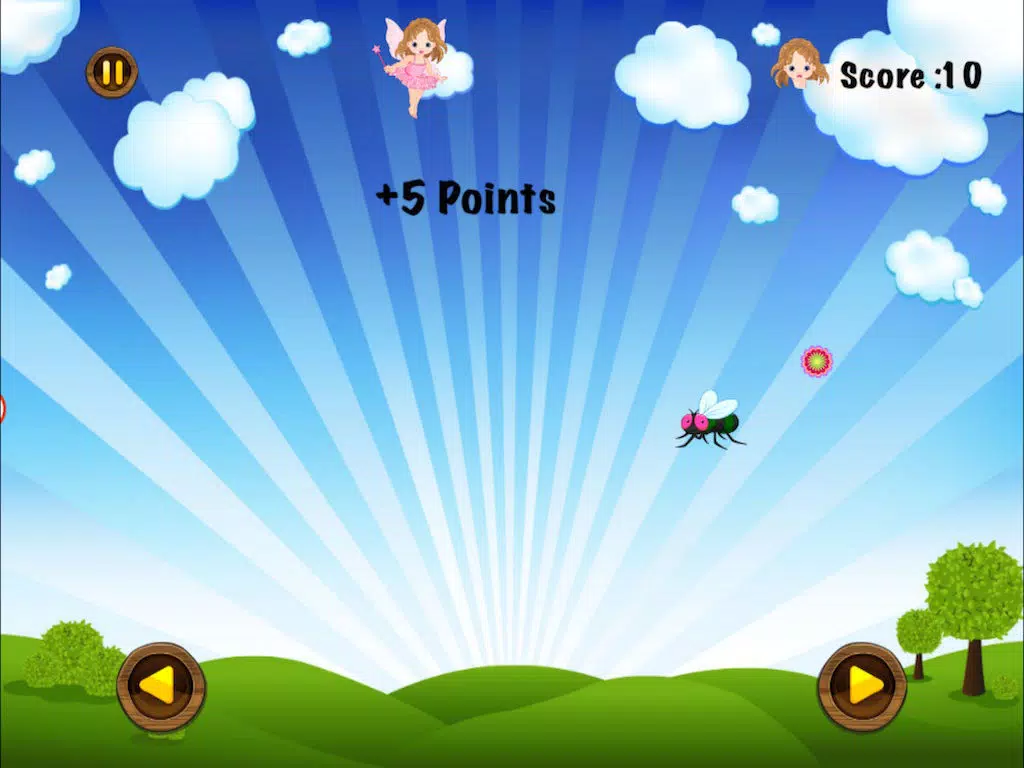 Capturas de tela do A Fairy Treasure Collection FREE - Pixie Sprite Jumping Game iPad 