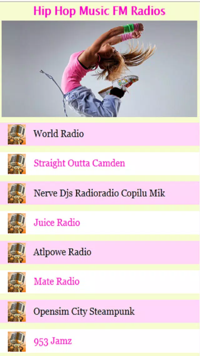 Hip Hop Music FM Radios Screenshots