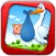 Deliver the Baby to the Doctor by the Stork Bird - fun game