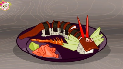 Hippo house party: Sushi roll Screenshots