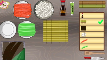 Hippo house party: Sushi roll Screenshots