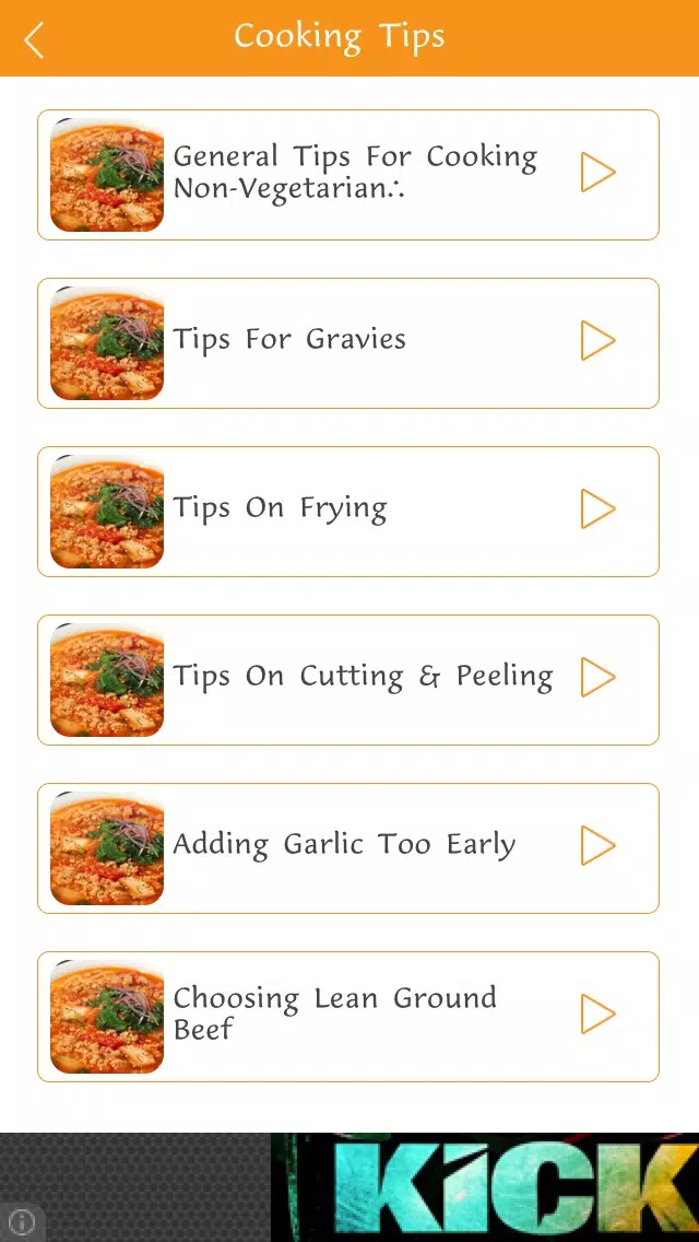 Cooking Tips Screenshots